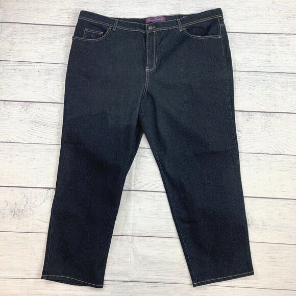 Gloria Vanderbilt Jeans 24W S Amanda Classic Fit Dark Wash Inseam 28" New NWT - Picture 1 of 11